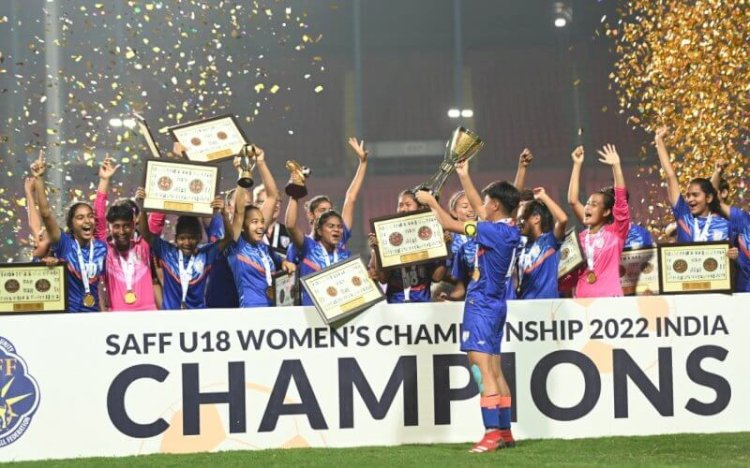 Football: India U-18 girls clinch SAFF title